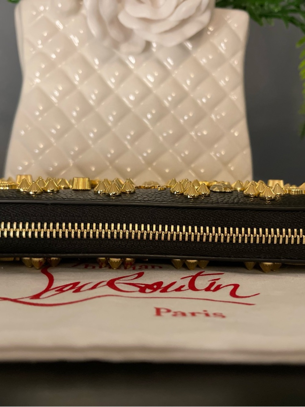 NWT Christian Louboutin Black Panettone Wallet - Picture 8 of 8